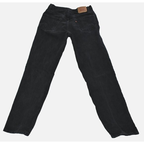 Levis 550 Men's Jeans Size 36x36 Black Straight Leg Denim Relaxed Fit Vintage - Picture 14 of 16
